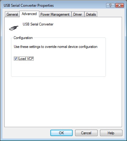 converter property page - advanced